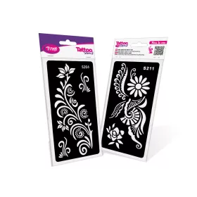 2-teiliges Körperschablonen-Set S206-S211