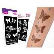 2-teiliges Körperbemalungsschablonen-Set S254-S255