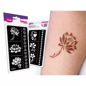 2-teiliges Körperbemalungsschablonen-Set S256-S257