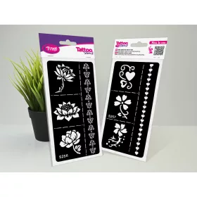 2-teiliges Körperbemalungsschablonen-Set S256-S257
