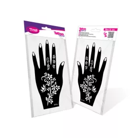 2-teiliges Körperschablonen-Set für Handrücken S131