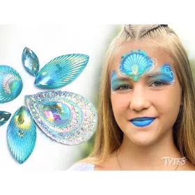 Gesichtsdekor Selbstklebende Strasssteine FG022