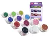 Glitzerset 12 x 2,5 ml Grundfarben (Basic Colours)