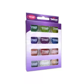Glitzerset 12 x 2,5 ml Grundfarben (Basic Colours)