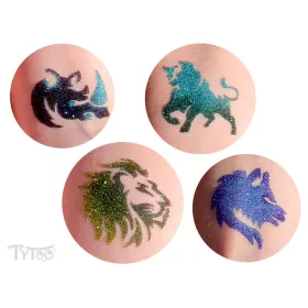 Beastly Animals - Wildtiere Schablonenset