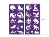 Beastly Animals - Wildtiere Schablonenset
