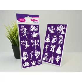 Fairies & Princesses - Feen und Prinzessinnen Schablonenset