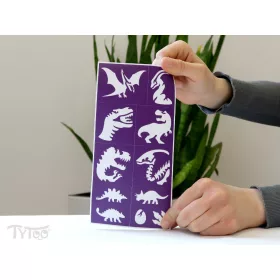 Dinosaurier - Dinosaurier Schablonenset