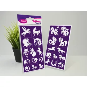 Horses & Ponies - Pferde und Ponys Schablonenset