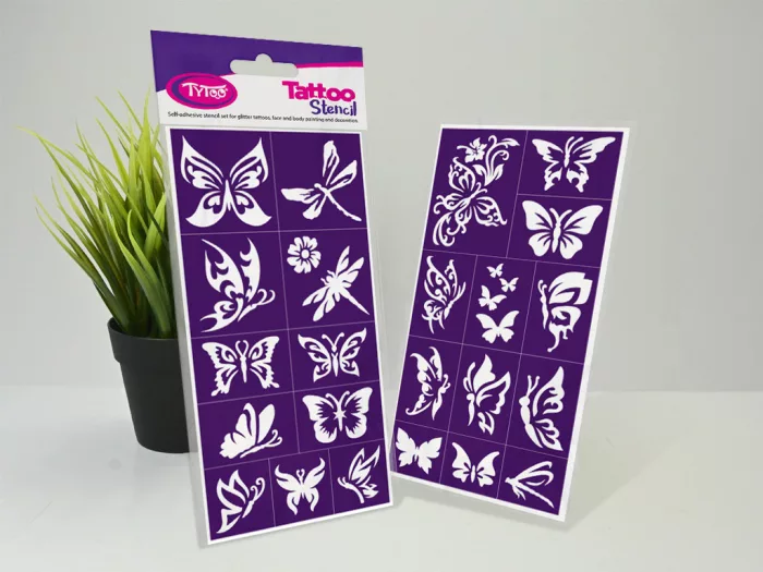 Butterflies - Schablonenset Schmetterlinge