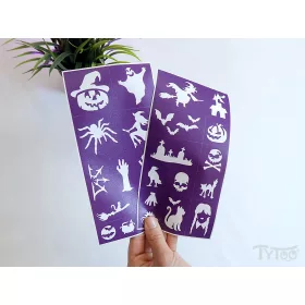 Halloween sablon szett