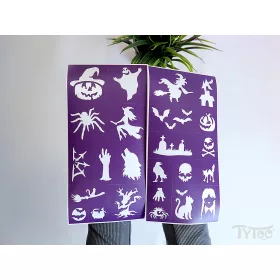 Halloween sablon szett