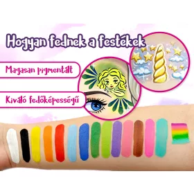 Princess Dream Gesichtsmalset (mit 6 Mosaikschablonen) - Neu
