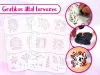 Princess Dream Gesichtsmalset (mit 6 Mosaikschablonen) - Neu