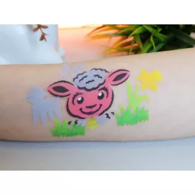 Mosaik Ostergesichtsmal-Schablone - Lamm - Küken
