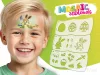 Mosaik Oster-Gesichtsmalerei-Schablone - Ei - Hase