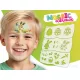 Mosaik Oster-Gesichtsmalerei-Schablone - Ei - Hase