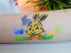 Mosaik Oster-Gesichtsmalerei-Schablone - Ei - Hase