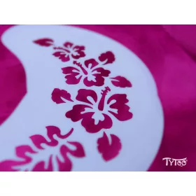 TyToo Halbgesichtsschablone - Hibiskus
