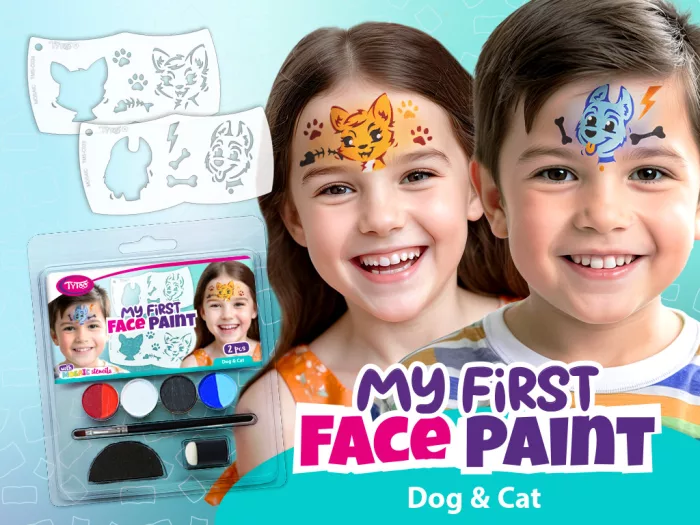 My First FacePaint – Dog & Cat (Hund + Katze)
