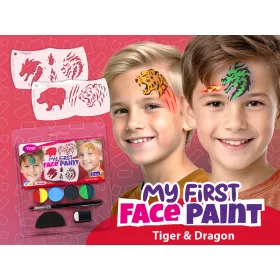 My First FacePaint – Tiger & Dragon (Tiger + Drache)