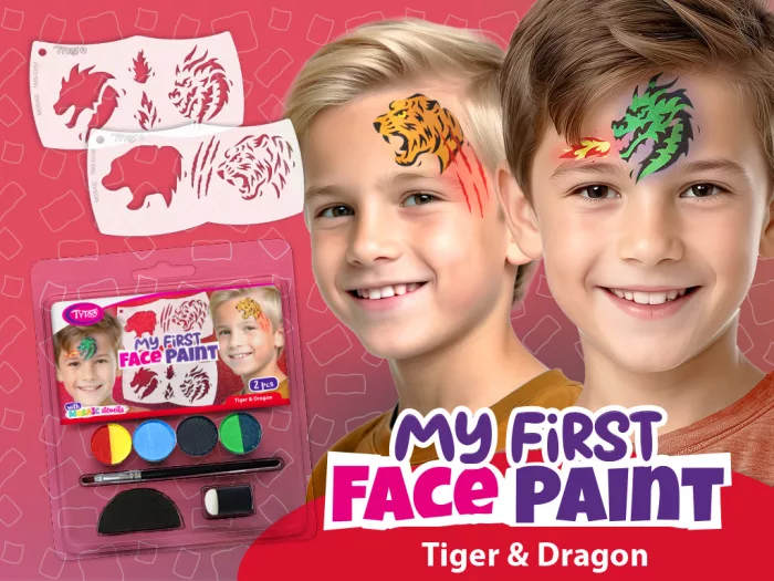 My First FacePaint – Tiger & Dragon (Tiger + Drache)