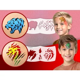 My First FacePaint – Tiger & Dragon (Tiger + Drache)