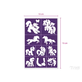 Ponies Sablon szett