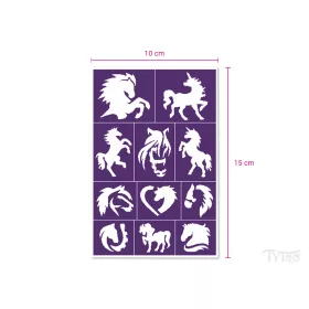 Rainbow Gallop Sablon szett