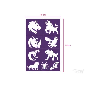 Wild Animals Sablon szett