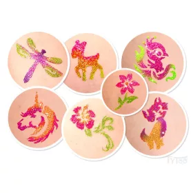 Gleamy Glitzertattoo Set