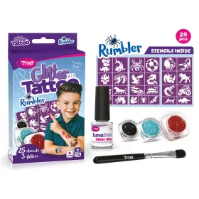Rumbler Glitzertattoo Set