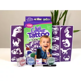 DinoDrive Glitzertattoo Set