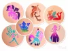 LilyCorn Glitzertattoo Set