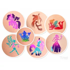 LilyCorn Glitzertattoo Set