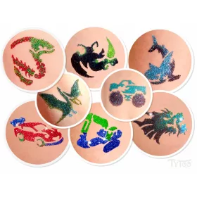 FunkyGuyz Glitzertattoo Set