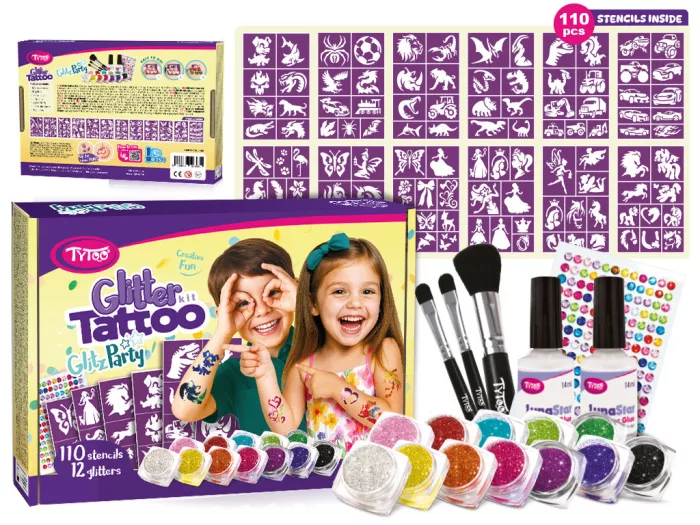 GlitzParty Glitter Tattoo Kit