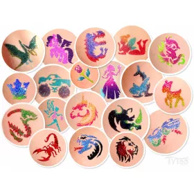 Full GlitzParty Glitzertattoo Set