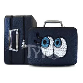 Schwarze Wimperntasche - (Kosmetiktasche)