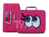 Magenta WimpernTasche - (Kosmetiktasche)
