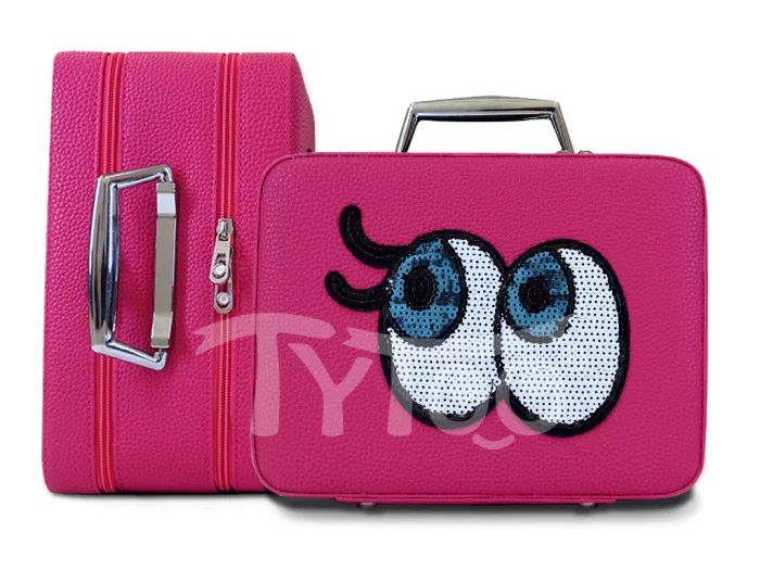 Magenta WimpernTasche - (Kosmetiktasche)